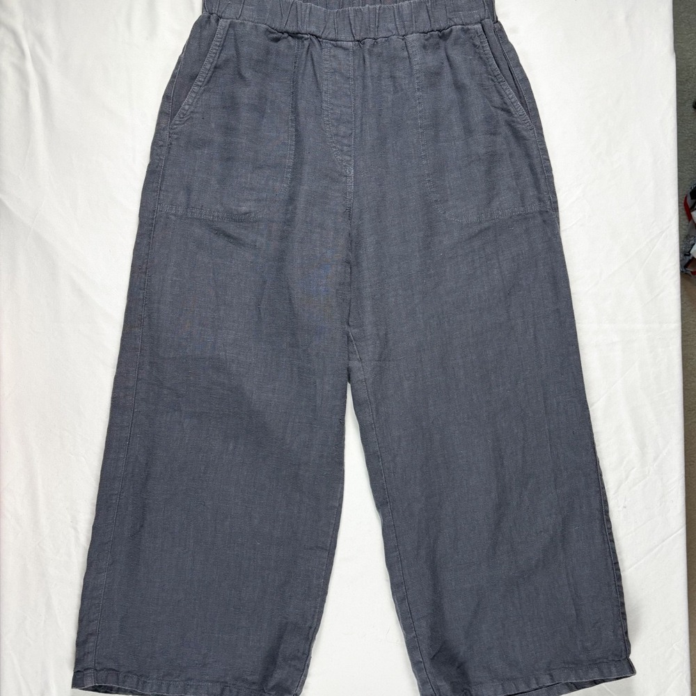 Cut Loose Linen Pants S Pull On With Pockets S